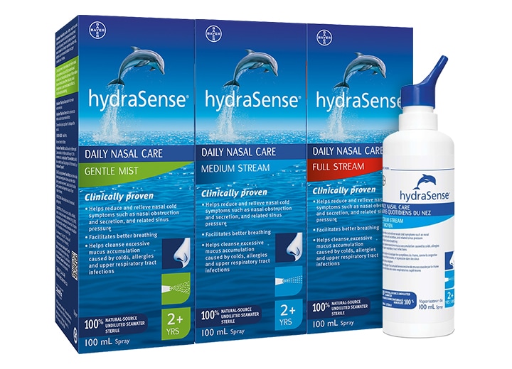 Trousse d'irrigation du nez et des sinus 2 en 1 NetiRinse – HydraSense :  Vaporisateur nasal