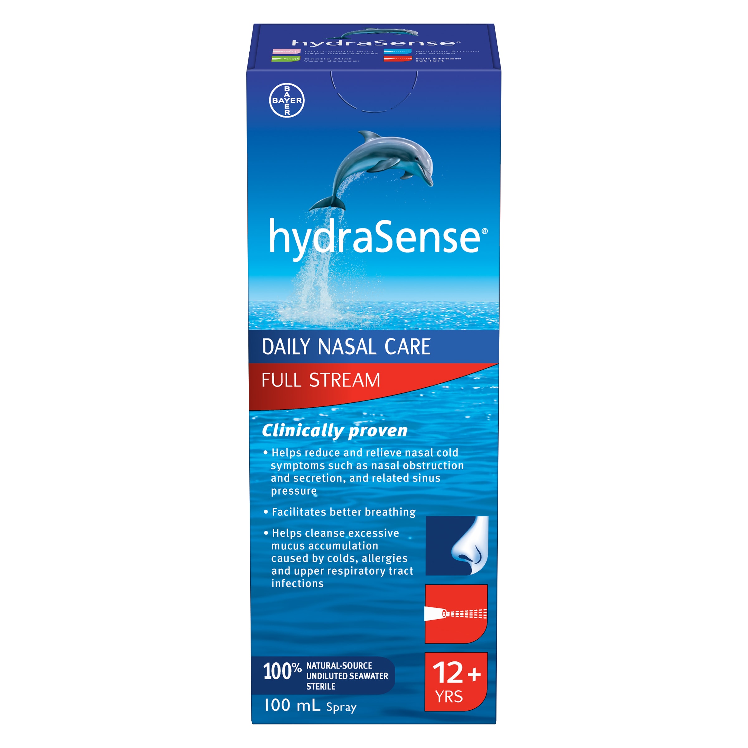 Hydrasense Daily Nasal Care full Stream box 100ml