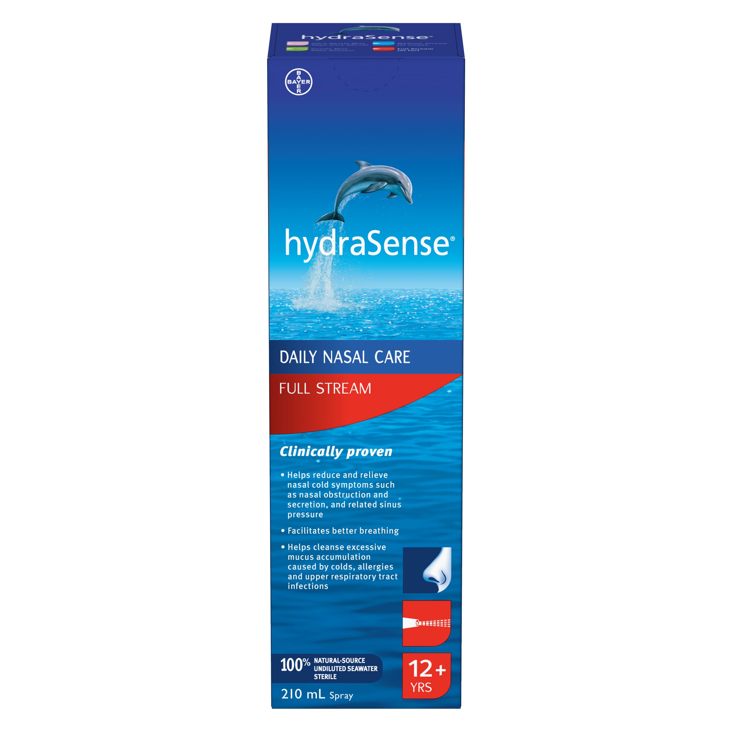 Hydrasense Daily Nasal Care full Stream box 210ml