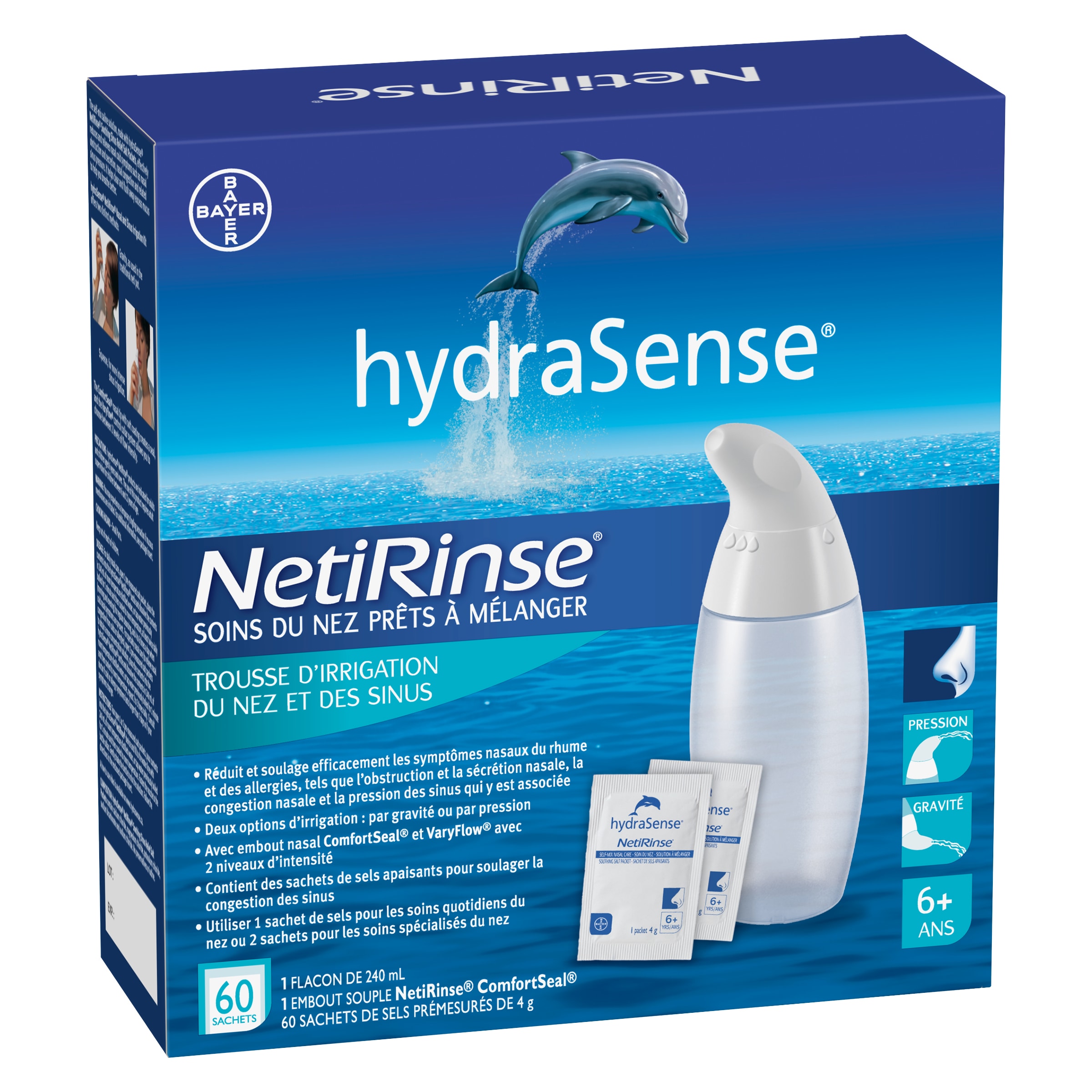 Trousse d'irrigation des sinus Netirinse