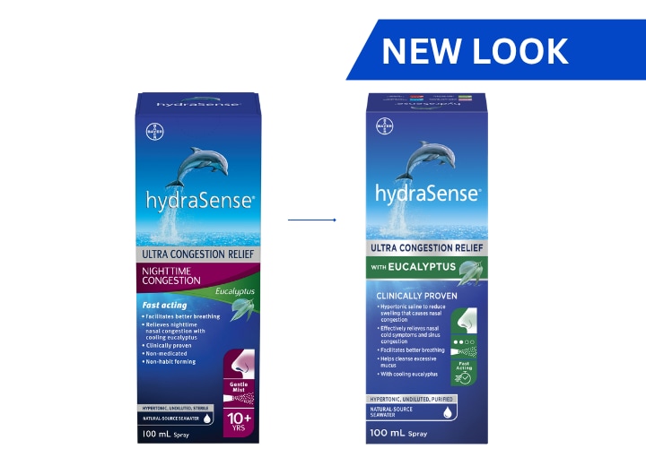 hydraSense® Ultra Congestion Relief Nighttime
