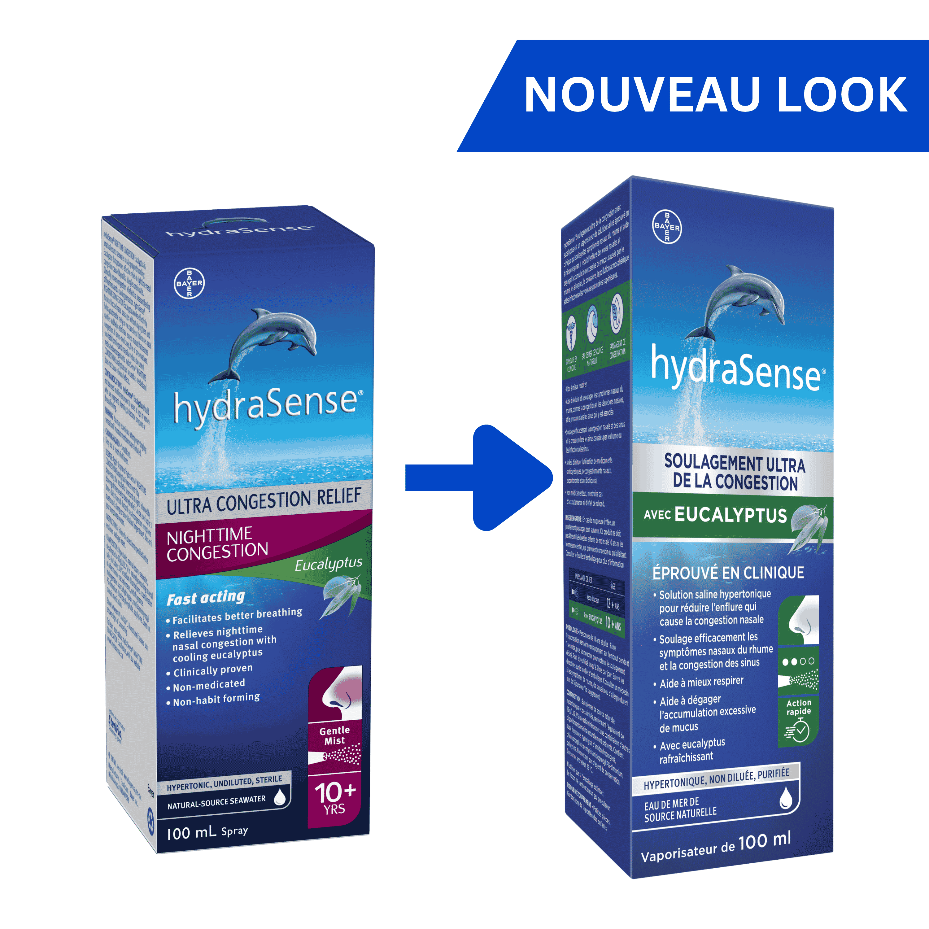 hydraSense® Ultra Congestion Relief Nighttime